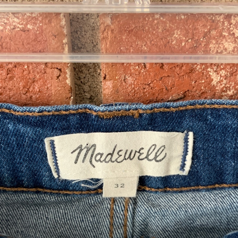 Madewell Blue Jean Denim Mini Skirt - Picture 2 of 5